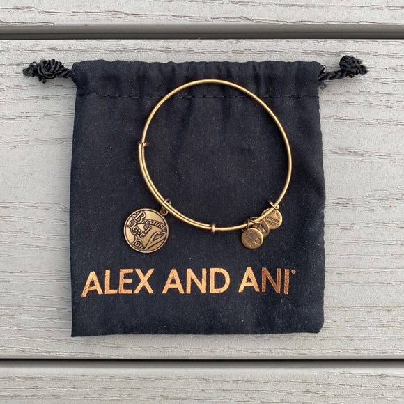 Alex and Ani | Because I Love You Bangle - Picture 1 of 3